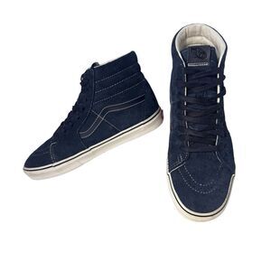 Vans Shoes "Sk8-Hi"(Hairy Suede) Sky Captain High Top Sneakers Men’s Size 10